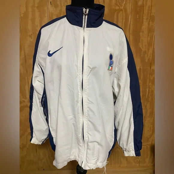 Nike Jackets Coats Nike Team Issued Jacket For Mens Italian Soccer Team Size Medium Poshmark